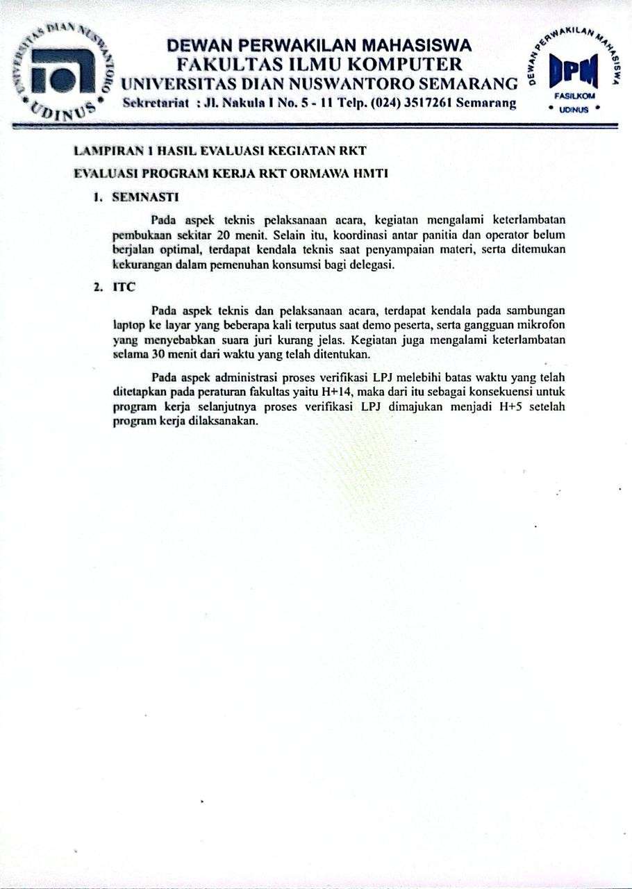 Berita Acara Hasil Evaluasi HM TI